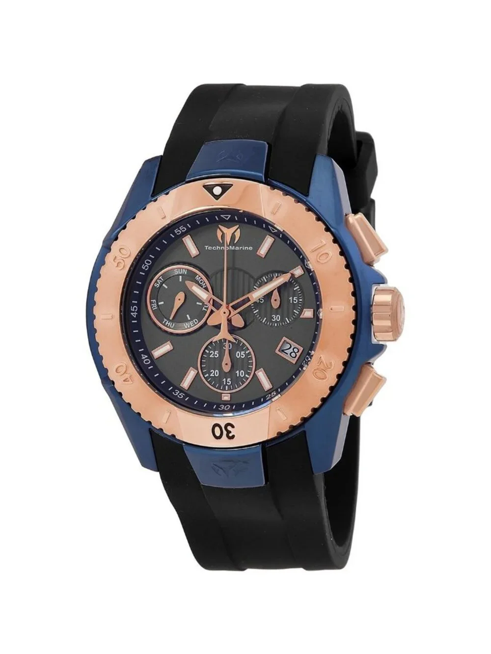 NWT Technomarine UF6 Chronograph Quartz Gunmetal Dial Men's Watch